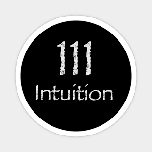 111 Intuition Angel Number design Magnet